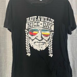 Willie Nelson graphic tee